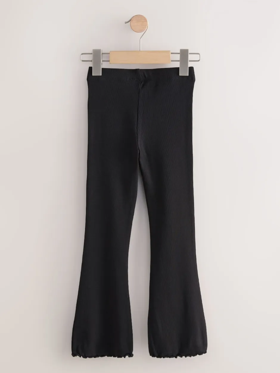 Next Noir - Leggings évasés à côtes (3-16ans) New