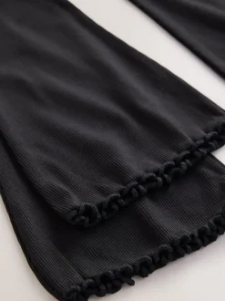 Next Noir - Leggings évasés à côtes (3-16ans) New