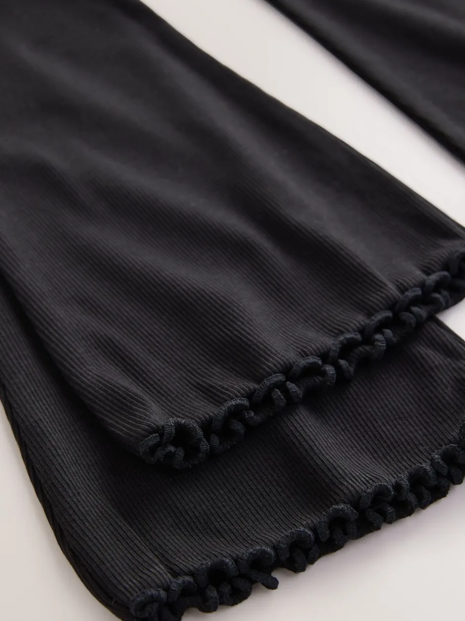 Next Noir - Leggings évasés à côtes (3-16ans) New