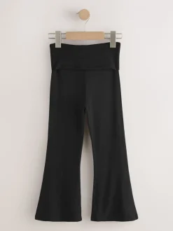 Next - Leggings évasés pliés (3-16ans) Noir Hot