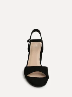 Linzi Noir - Soul Open Back Chaussures à talons blocs à peine là Sale