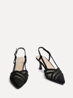 Linzi Noir - talons Milan en maille Best