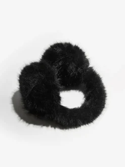 Lipsy Noir - Cache-oreilles en fausse fourrure douillet