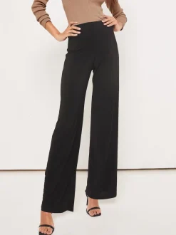 Lipsy Noir - Pantalon large taille haute Hot