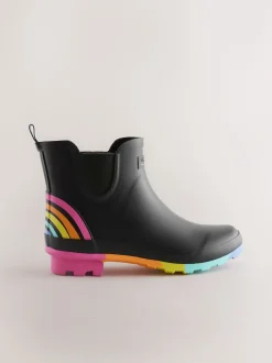 Little Bird by Jools Oliver Noir - Adultes Rainbow Welly Boots Discount