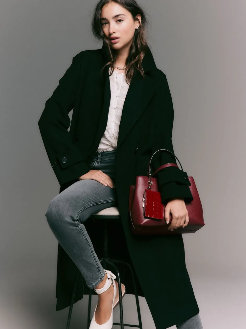 Next Noir - Long manteau maxi Sale