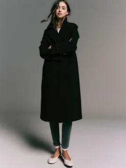 Next Noir - Long manteau maxi Sale
