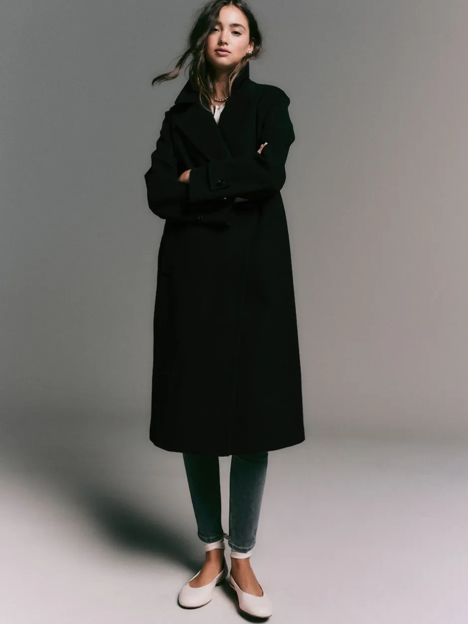 Next Noir - Long manteau maxi Sale