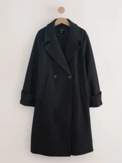 Next Noir - Long manteau maxi Sale