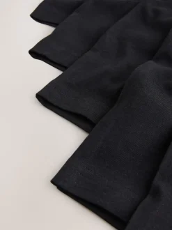 Next Noir - Lot 5 100boxers amples  % coton (1.5-16ans) Clearance