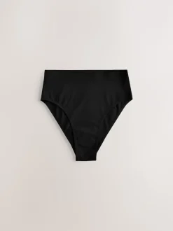 Next Noir - Lot 3 culottes invisibles et confortables Jambe haute taille haute