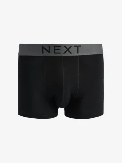 Next Noir - Lot de 4 - Boxers hipster 100% coton Hot
