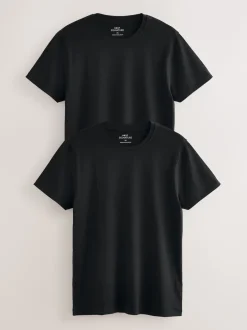 Next Noir - Lot de 2 - T-shirt confort