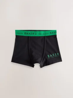 Baker by Ted Baker Noir - Lot de 5 boxers garçon Online