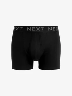 Next Noir - Lot de 15 boxers riches en coton sur le devant Discount