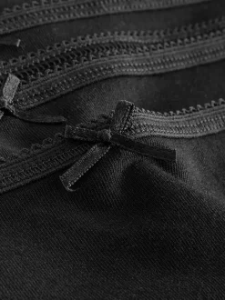 Next Noir - Lot de 10 caleçons en coton Échancrure haute