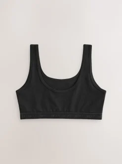 Next - Lot de 3 crop tops (5-16 ans) Noir Online