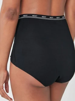 Next - Lot de 4 culottes à logo en coton Noir Online