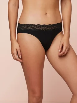 Next - Lot de 4 culottes en coton et dentelle Noir