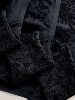 Next Noir - Lot de 3 culottes NVPL en dentelle sur le devant Discount