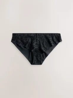 Next Noir - Lot de 3 culottes NVPL en dentelle sur le devant Discount