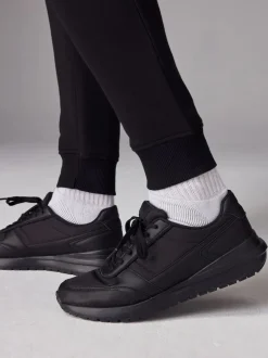 Next Noir - Lot de 2 Joggings Coupe ajustée à dos brossé