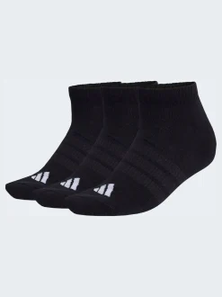 adidas Noir - Lot de 3 paires de chaussettes basses rembourrées Essentiels Clearance