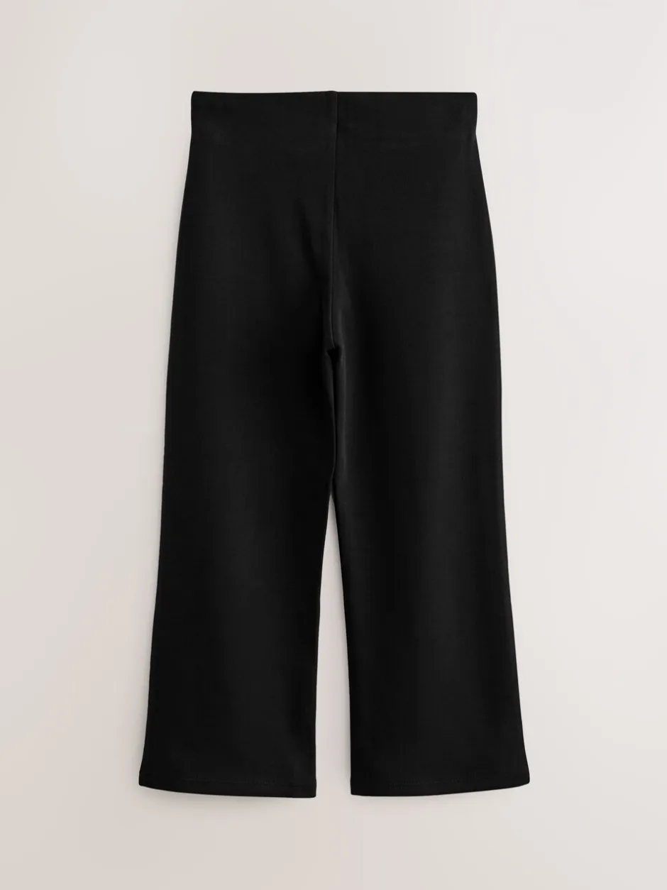 Next Noir - Lot de 2 pantalons d’école extensibles riches en coton à enfiler (3-17ans) Outlet