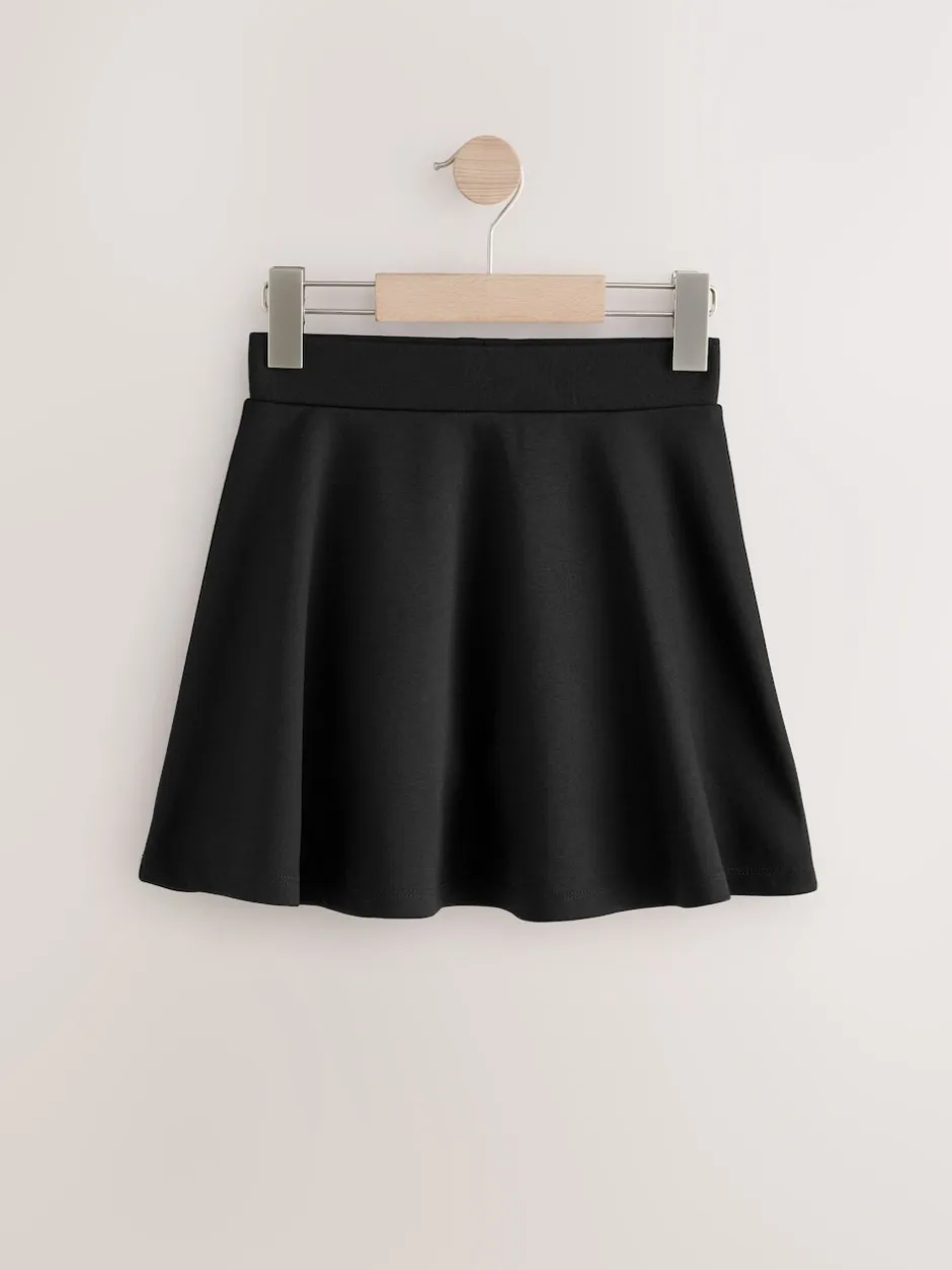 Next Noir - Lot de 2 Pull On Skort en Jersey Extensible (3-17ans) New