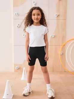 Next Noir - Lot de 2 shorts de vélo extensibles en coton riche (3-16ans) Best
