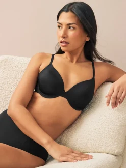 Next - Lot de 2 Soutiens-gorge A-E Smoothing Ultimate Comfort Noir New