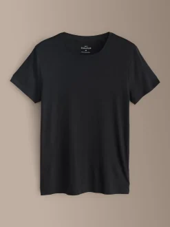 Next Noir - Lot de 2 t-shirts Signature TENCEL™ Lyocell Online