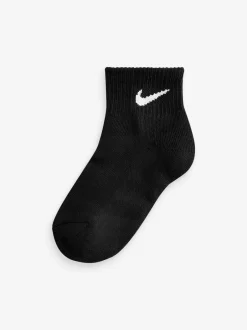 Nike Noir - Lot de chaussettes de cheville Little Kids 3 Outlet