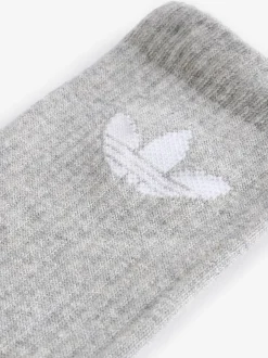 adidas - Lot de chaussettes originals Trefoil Col Rond Chaussettes 6 Noir Discount