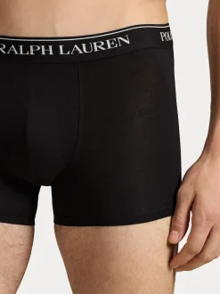 Polo Ralph Lauren - Lot de boxers en coton extensible 3 Noir New