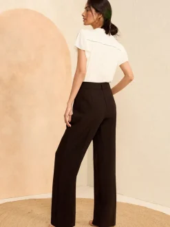 Love & Roses noir - Pantalons amples New