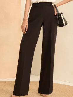 Love & Roses - Pantalons amples noir Discount