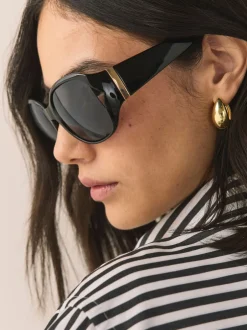 Next Noir - Lunettes de soleil enveloppantes Online