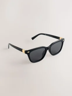 Next Noir - Lunettes de soleil carrées Outlet