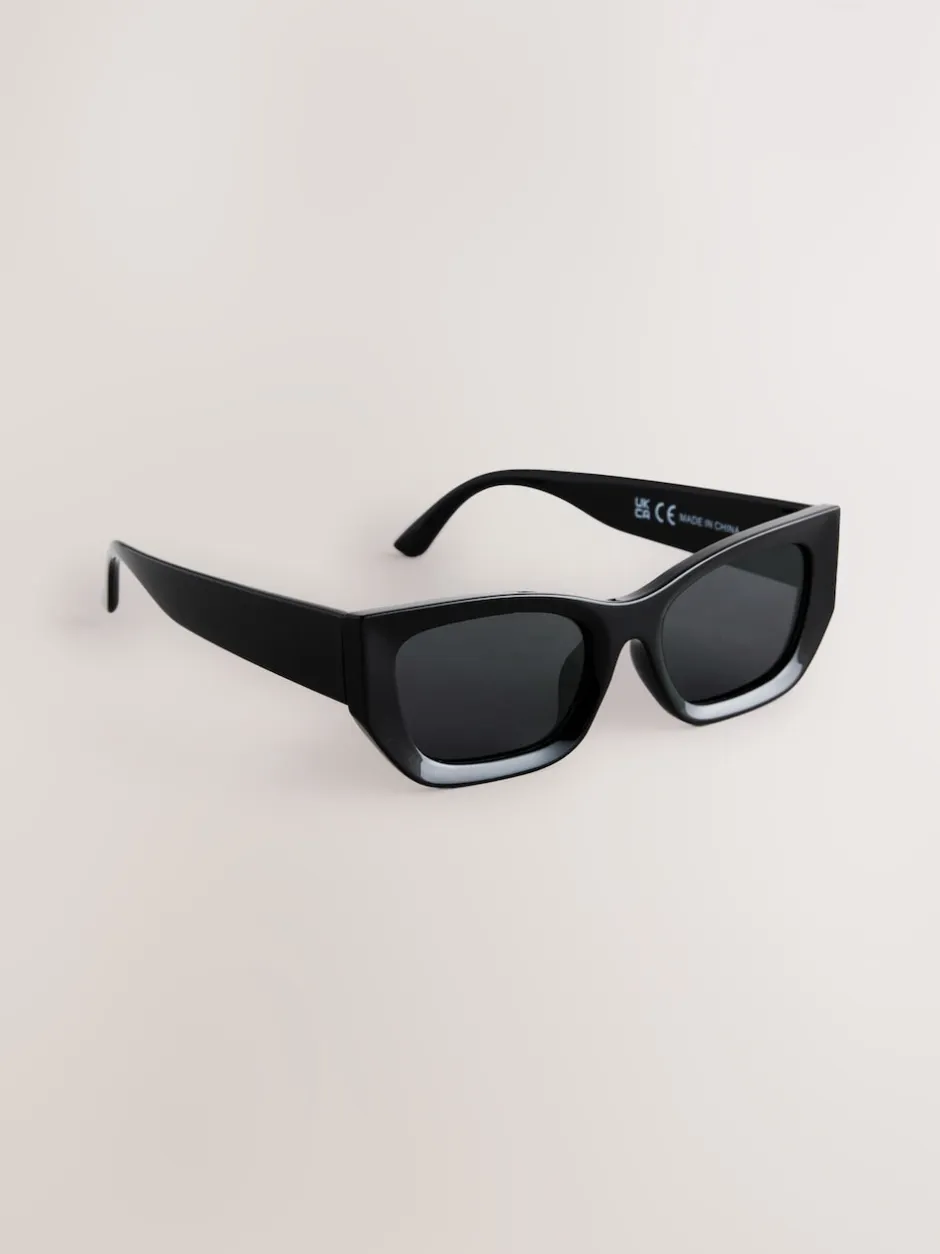 Next Noir - Lunettes de soleil carrées Sale