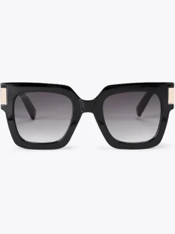 Carvela Noir - Lunettes de soleil à semelle évasée épaisse Hot