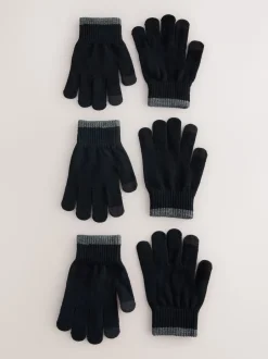 Next Noir - Magic Gants 3 paquets (3-16ans) Hot