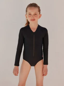 Next - Maillot de bain Sunsafe à manches longues (3mois-16ans) Noir Online