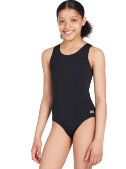 Zoggs Noir - Maillot de bain Cottesloe Sportsback fille