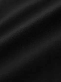 Next - Manches courtes Coton riche Oxford Chemise (3-16ans) Noir Outlet