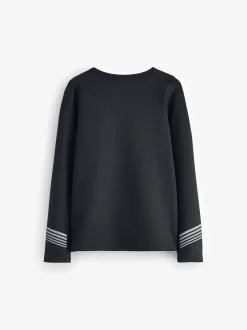 Next Noir - Manches longues Base Layer Top (3-16yrs) Hot