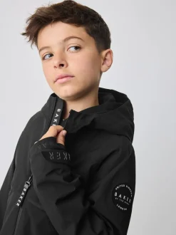 Baker by Ted Baker Noir - Manteau doublé en polaire imperméable Online