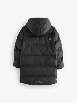 Next Noir - Manteau bouffant long imperméable doublé de polaire (3-17yrs) Hot