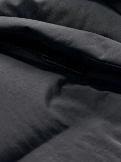 Baker by Ted Baker Noir - Manteau matelassé long imperméable Clearance