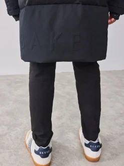 Baker by Ted Baker Noir - Manteau matelassé long imperméable Clearance